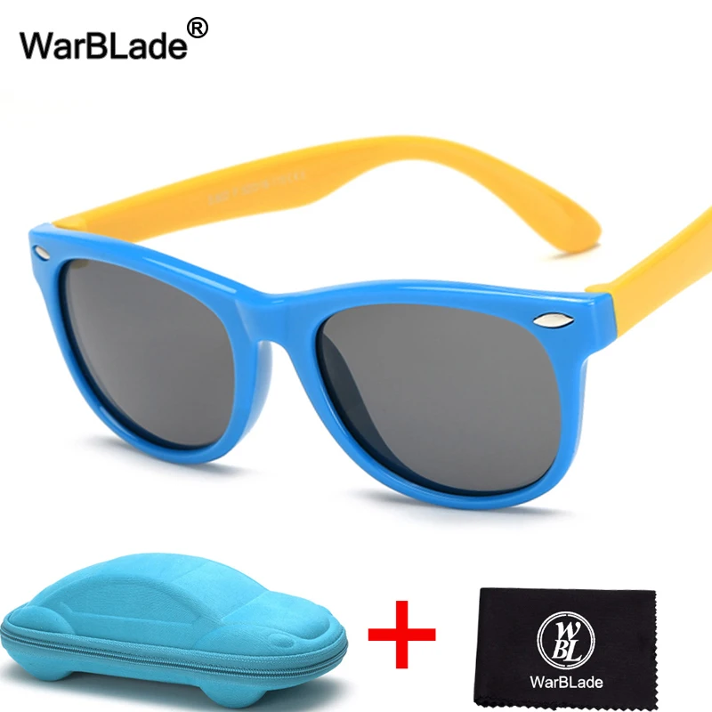 Warblade 2018 New Polarized Kids Sunglasses Child Baby Safety Coating Sun Glasses 100 Uv400
