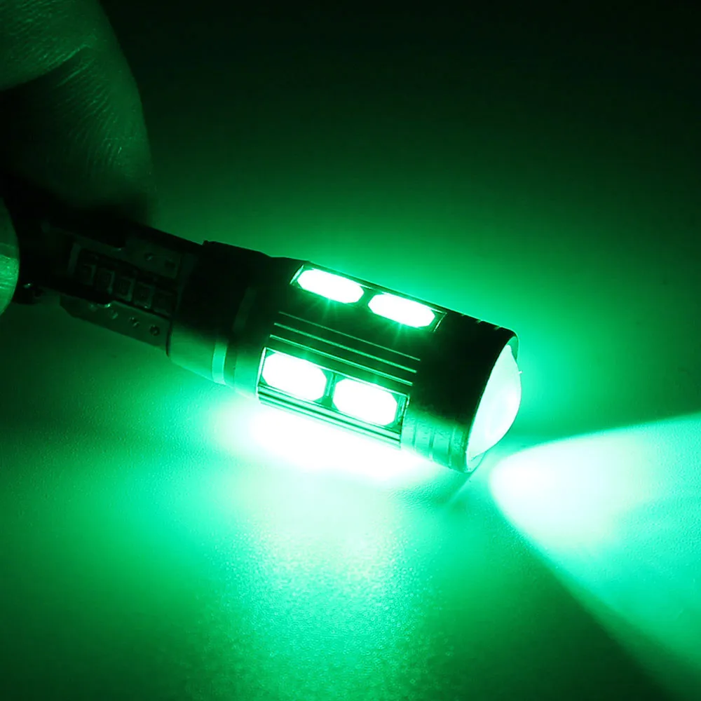 T10 W5W Автомобильная 10SMD светодиодсветодиодный сигнальная лампа Canbus Авто