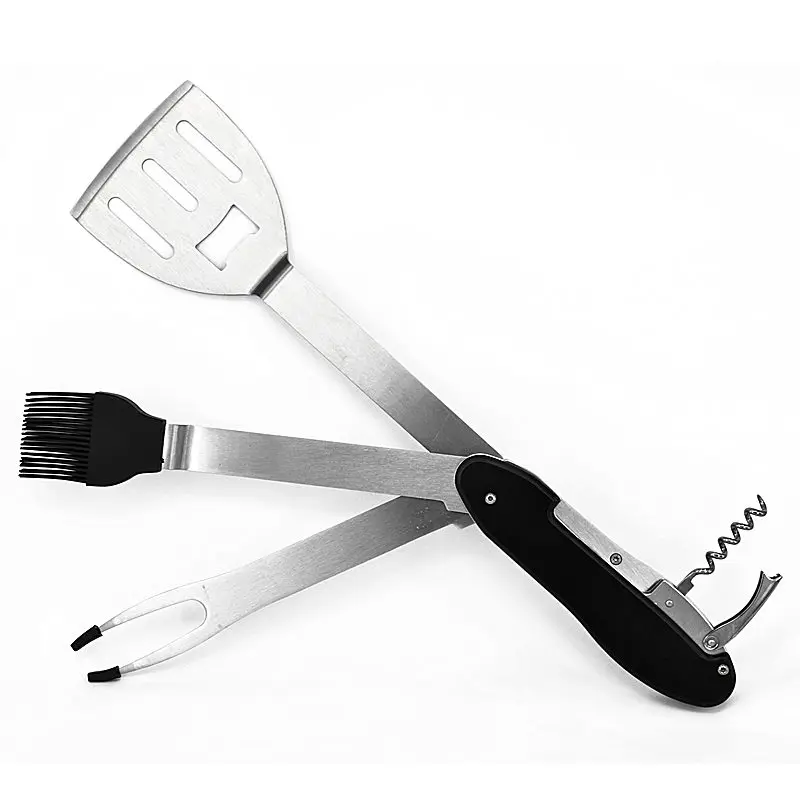 

BBQ Tools Set Barbecue Grilling Utensil Accessories Turners Forks Cleaning Brushes Outdoor Camping Kitchen Cooking Tools Kit
