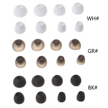 

4 Pairs Soft Silicone Earphone Case In Ear Earbuds Cover Eartips Replacement for Sennheiser Momentum Headphone