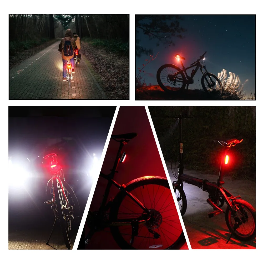 自転車用 USB 充電式 LED テールライト テール ランプ リア 自転車用 USB 充電式 LED テールライト テール ランプ リア