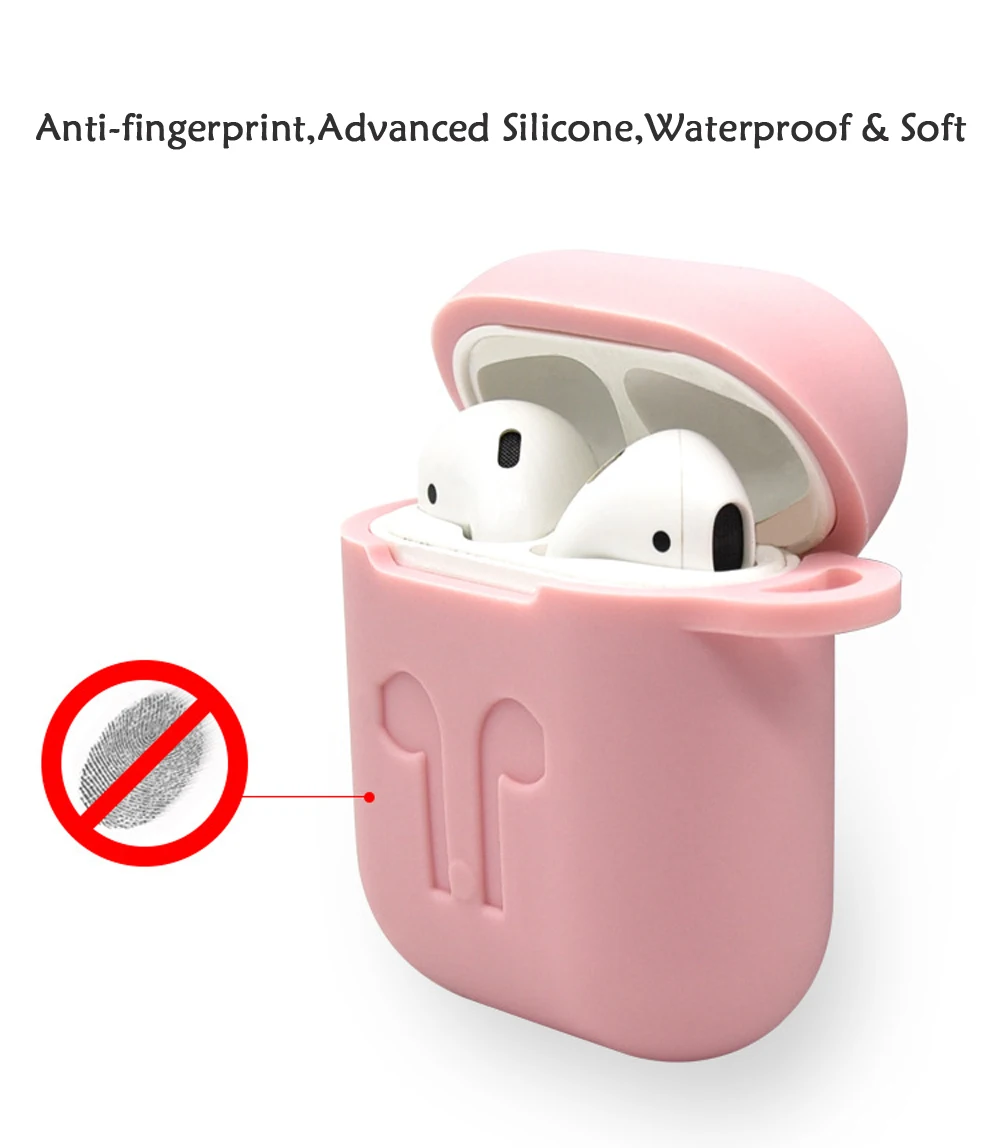 Five-piece Earphone Accessories For Apple Airpods Earbud Case Storage Box Soft Waterproof Silicone Mini Headset Protective Cover (2)