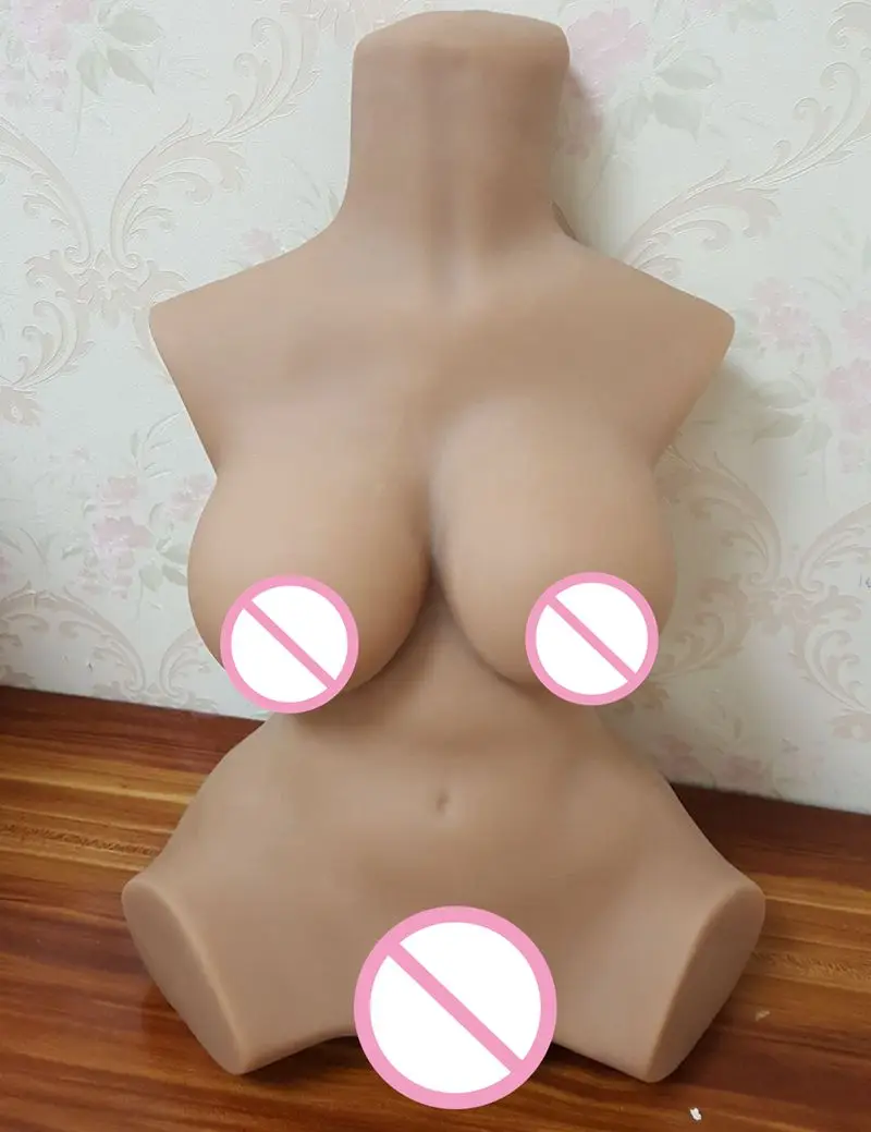 Реалистичная секс кукла Torso с головой цельный силикон для мужчин оральный анус