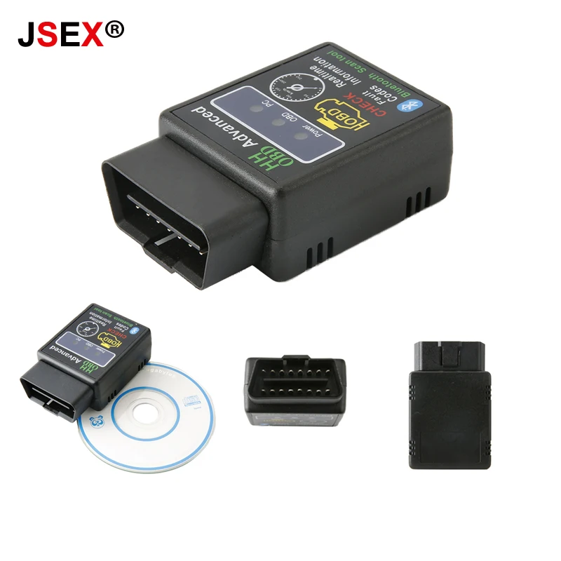 OBDII 2 ELM327 Bluetooth V2.1 Interface Works On Android Torque Elm 327 OBD2/OBD II Car Diagnostic Scanner TOOL |