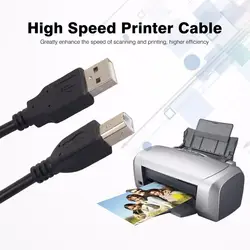 1,5 м/3 м USB2.0 AM-TO-BM кабель для высокоскоростной передачи данных привести A в B длинный экранированный совместимый принтер сканеры жесткий диск