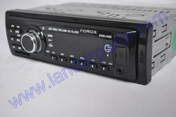Автомобильный Радио плеер MP3 FM USB 1 Din с пультом дистанционного управления порт 12V