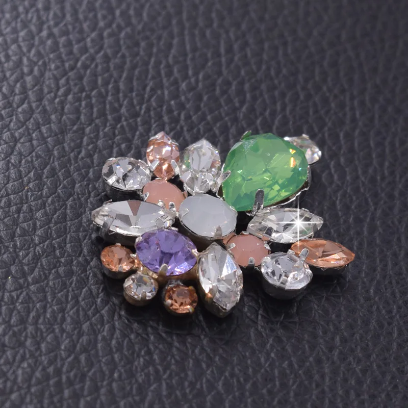 Flatback rhinestone appliques glue on (3)