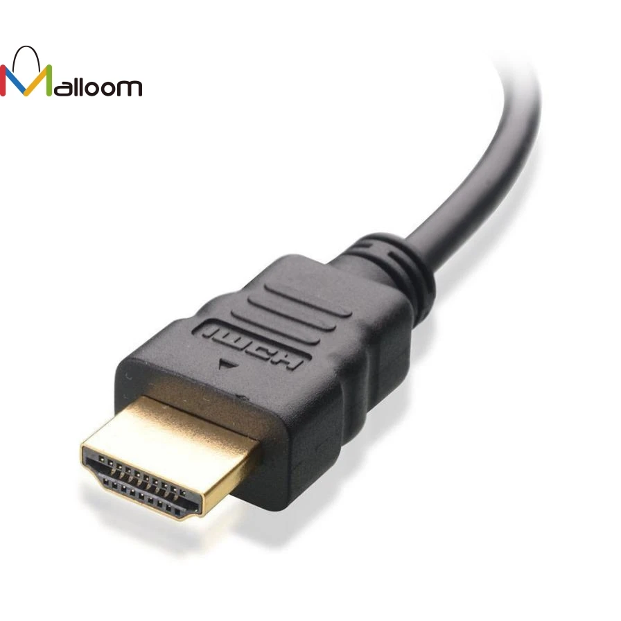 Malloom 3M Bi Directional HDMI To DVI Male Cable Black For DVD Player