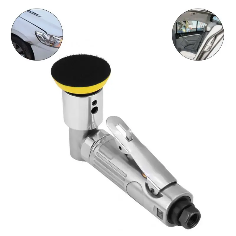 

90 Degree Air Polisher Orbital Sander Air Dual Action Sander Super Smooth and Swirl Freely for Auto Body Work