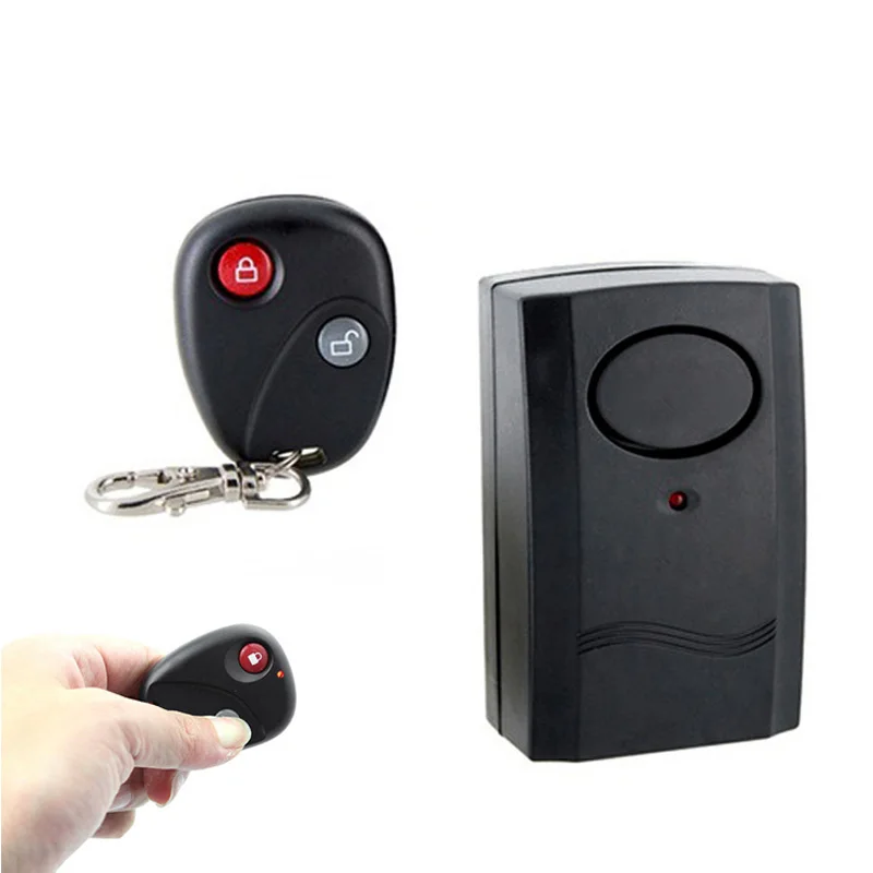 

Wireless Vibration Alarm with Remote Control Anti-theft Protection for Door Window Security LCC77