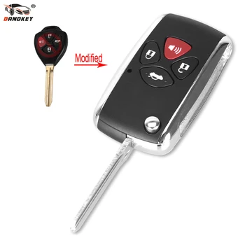 

DANDKEY 10pcs/lot Wholesale Remote Key Shell Case For TOYOTA RAV4 Camry Avalon Corolla Matrix 2/3/4 Buttons Brand New