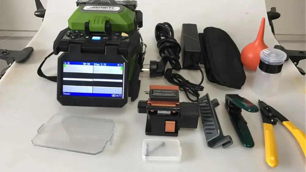 JW4106S Digital Optical Fiber FTTH Splicing Automatic Intelligent Multi-language Fusion Splicer by fedex