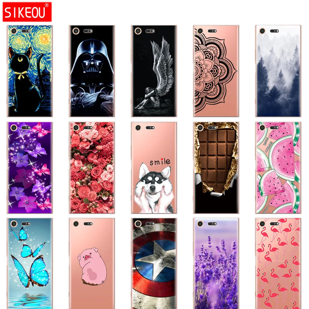 

Silicone Soft Clear TPU For Sony Xperia XZ2 Case for Sony XZ2 Compact Cover for Sony XZ1 /XZ1 Compact/XZ Premium Cases