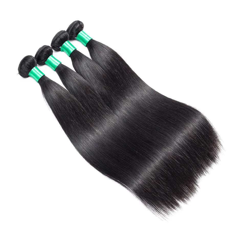 Straight Hair Bundles With Frontal Ably Brazilian Remy Human Hair Weave Pre Plucked Ear To Ear Lace Frontal Closure With Bundles