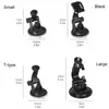 Mini Action Camera Suction Cup for GoPro Hero 7 5 6 4 Sony SJCAM SJ7 Yi 4K H9 Go Pro 7 Mount Window Glass Sucker Accessory 2