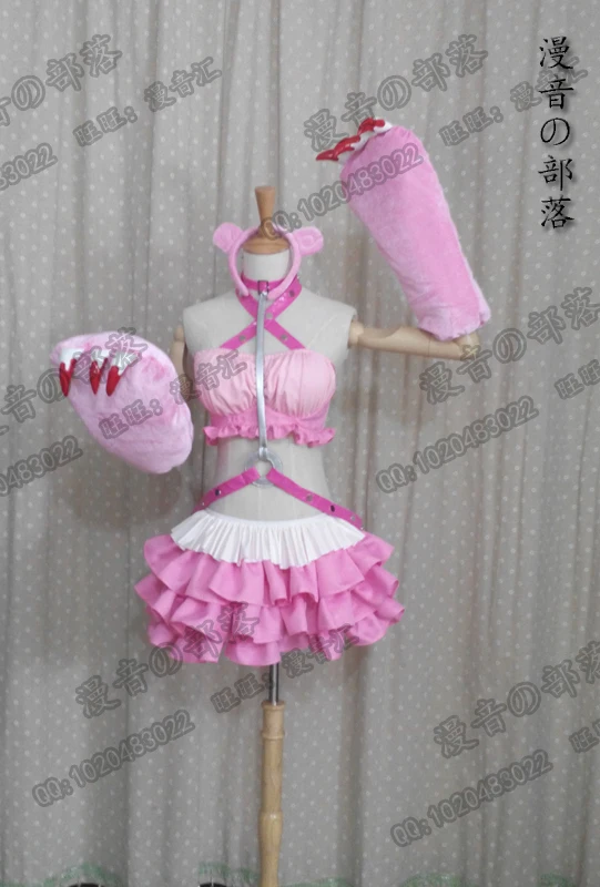 Супер SONICO GRG Racing Queen Genus хмурый Мишка Косплей Костюм с носками полный комплект|cosplay