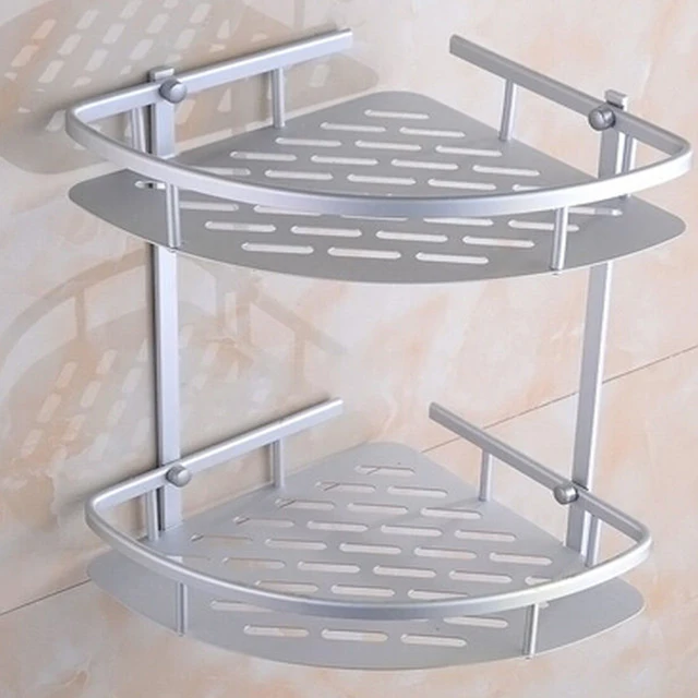 Matte E Aluminium Shelves Triangular Shower Caddy Bathroom Wall Matte E Aluminium Shelves Triangular Shower Caddy Bathroom Wall Corner Rack Storage Organizer Holder