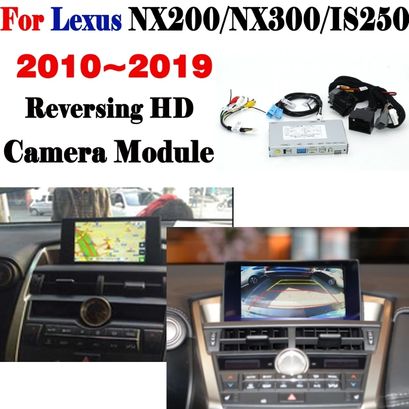Для Lexus NX200 NX300 IS250 2010~ адаптер для фронтальной камеры экран монитор парковки Задняя камера MMI декодер