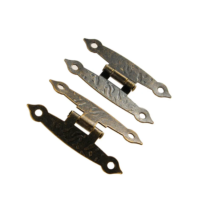 4pcs Wooden Box Hinge Antique H-Type Hinge Metal Hinge 4-Hole Flat Door Hinge Link Tablets for Jewelry Boxes Furniture Fittings 4pcs Wooden Box Hinge Antique H-Type Hinge Metal Hinge 4-Hole Flat Door Hinge Link Tablets for Jewelry Boxes Furniture Fittings
