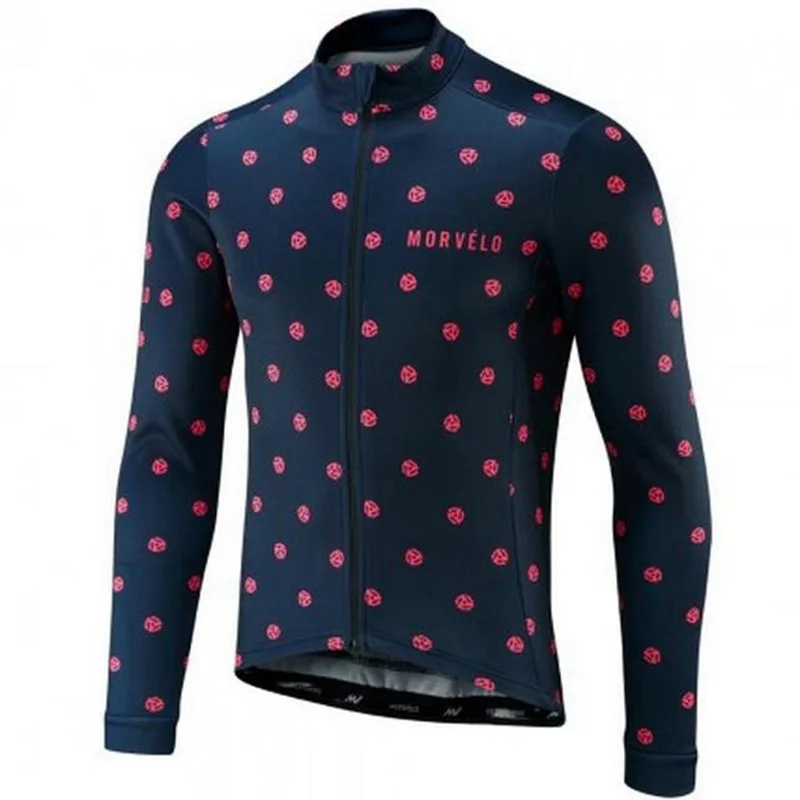 Morvelo Велоспорт Джерси для мужчин mtb велосипед bicicleta Pro универсальная мужская Спортивная футболка Ropa camisa maillot Ciclismo длинный рукав джерси одежда - Цвет: 2