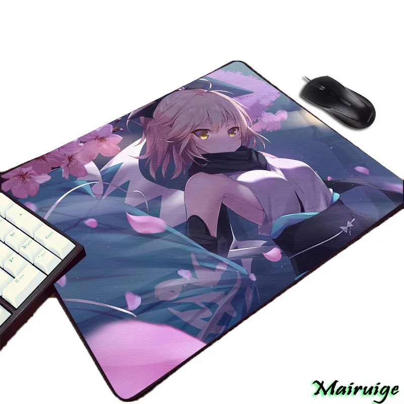 Mairuige KOHA ACE EX Okita Souji Аниме Девушки шаблон Мини ПК игровой коврик для мыши Fate/stay Night