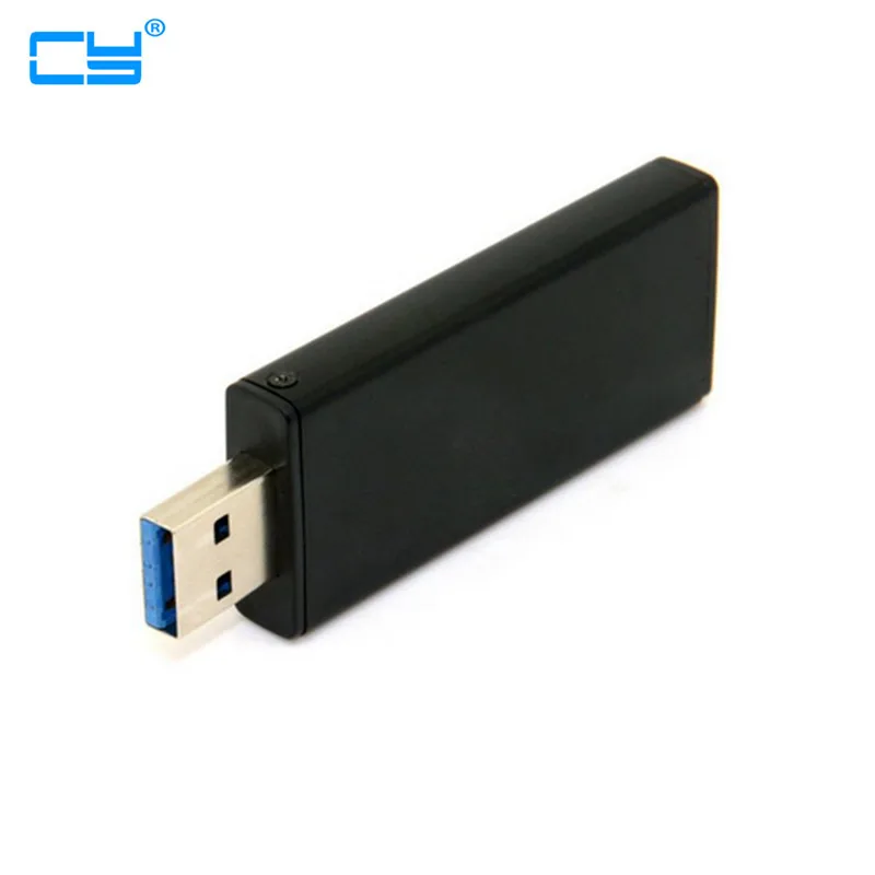 

42mm NGFF M2 SSD to USB 3.0 External PCBA Conveter Adapter Card Flash Disk Type with Black Case