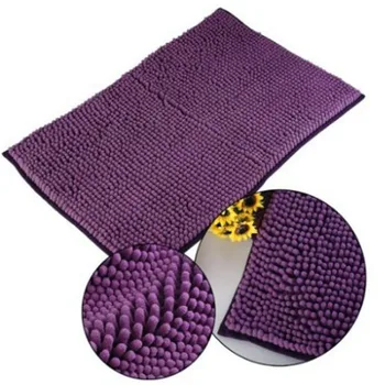 

1Pcs 16 Colors Available Fashion Super Soft Nonslip Microfiber Chenille Floor Mat Bedroom Area Rug Water absorption Carpet