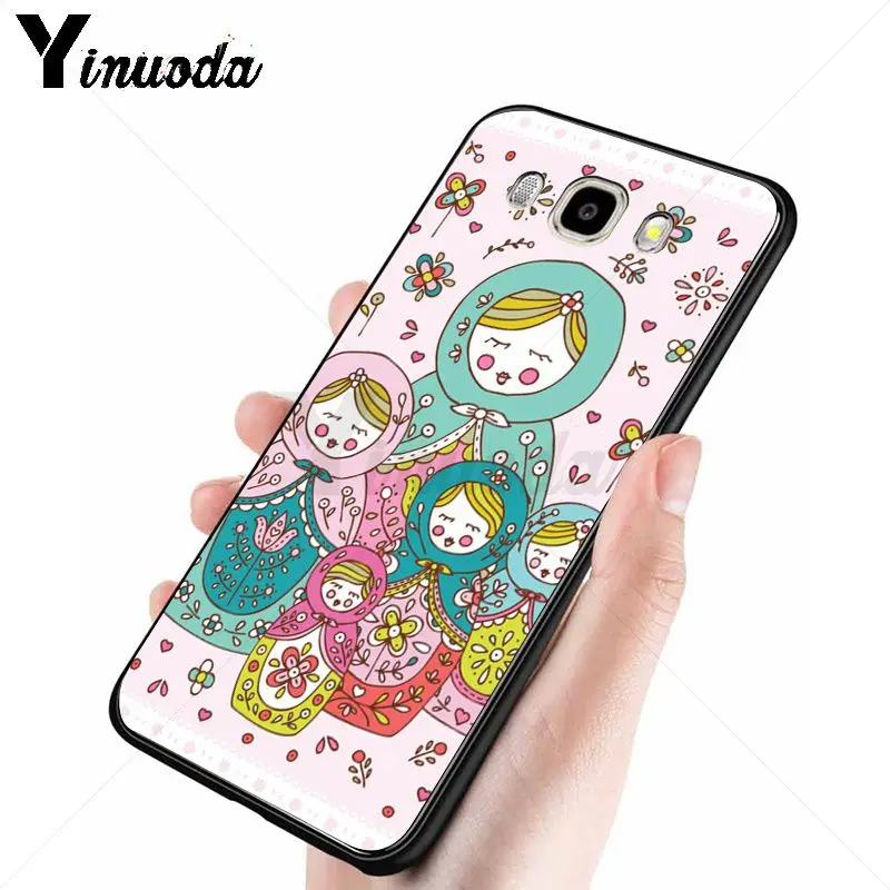 Cute Russian Dolls Pattern Matryoshka