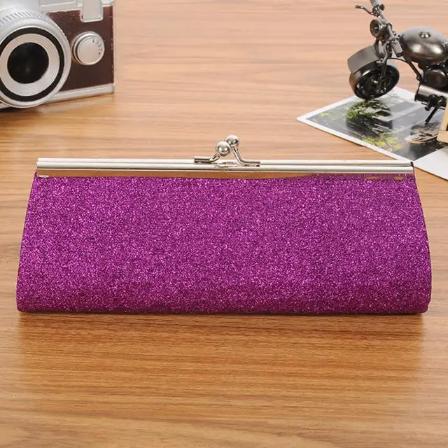 Women's Luxury Evening Bag Shiny Glitter Day Clutches Ladies Party ...