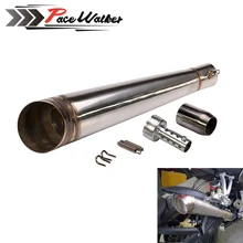 48.8MM Modified motorcycle exhaust pipe stainless steel fried tube exhaust pipe than 150cc less 1000cc is ok dual exhaust