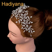 Тиара и корона HADIYANA роскошные свадебные Принцесса Королева изящные темперамент стразы оголовье кубический цирконий BC4515 Sombreros