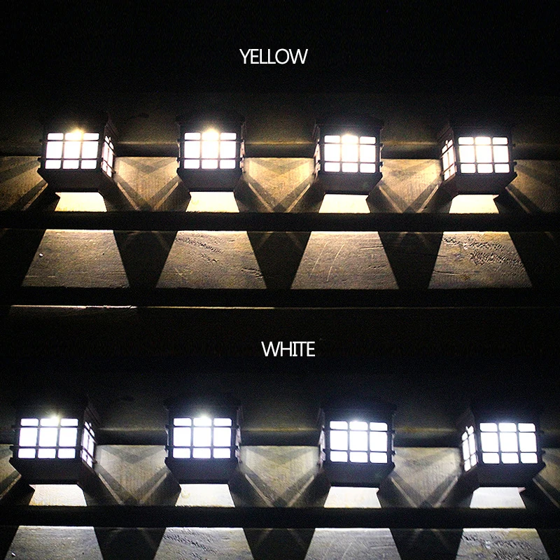 Водонепроницаемый IP65 светодиодный солнечный свет 500 мАч датчик Солнечная лампа