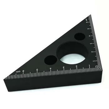 

45 Degree Angle Ruler Triangle Ruler Carpenter's Workshop Woodworking Tool Measuring Gauging Tools Gauges
