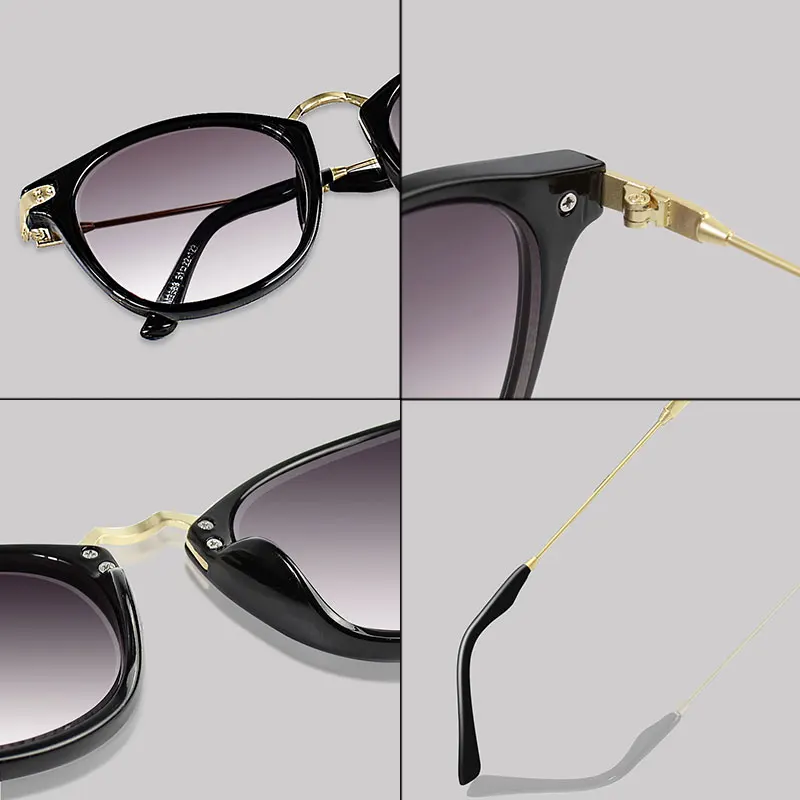 Gradient Grey Myopia Glasses To View Spectacles for Shortsighted Women Men Optics Frame -1.0 -1.5 -2.0 -2.5 -3.0 -3.5 -4.0