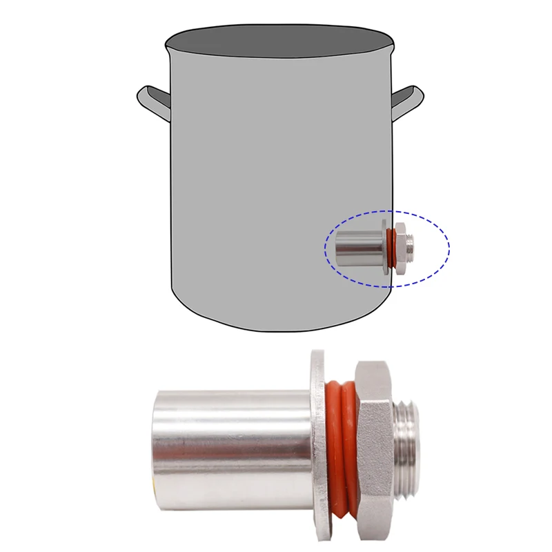 S/S сварочный чайник/Keg перегородка, пивоваренное оборудование, 1/" NPT, оптом и в розницу