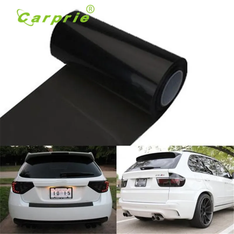 

30cm x 120cm black-Color Auto Car Tint Headlight Taillight Fog Light Vinyl Smoke Film Sheet Sticker Cover 12inch x 48inch SE 15