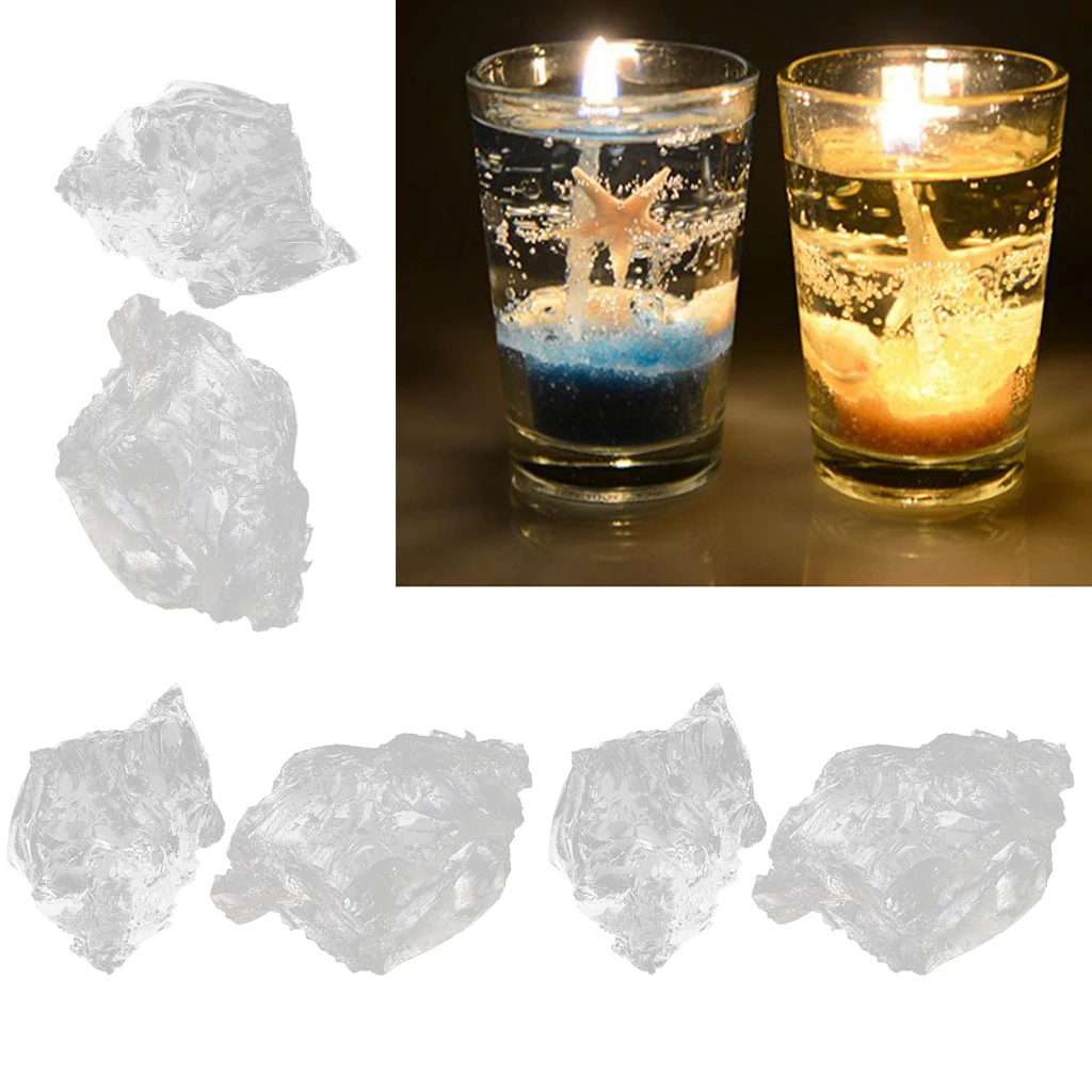 600g Clear Jelly Candle Making Gel Wax Transparent DIY Candles Making Supplies