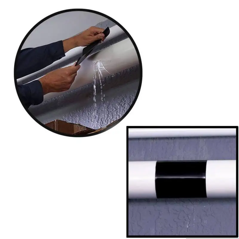 

Black Tape Waterproof Repair Sealing Insulation Multi-purpose For Emergency Pipe Plumbing Water Hose Leaks Electrical Cords