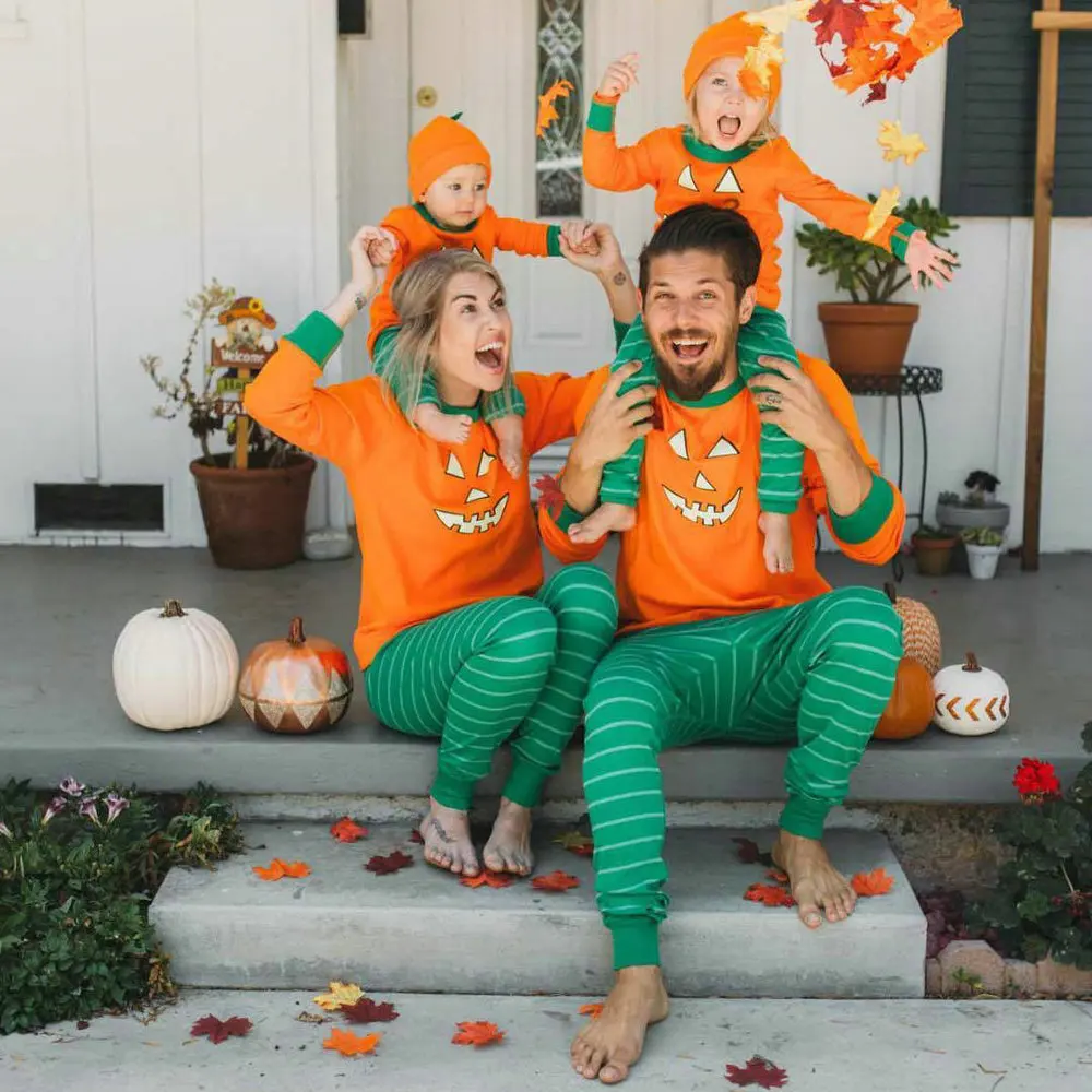 

Family Matching Clothes Halloween Family Matching Pajamas Family Look Sleepwear Mother Daughter Father Son Nightwear Outfits