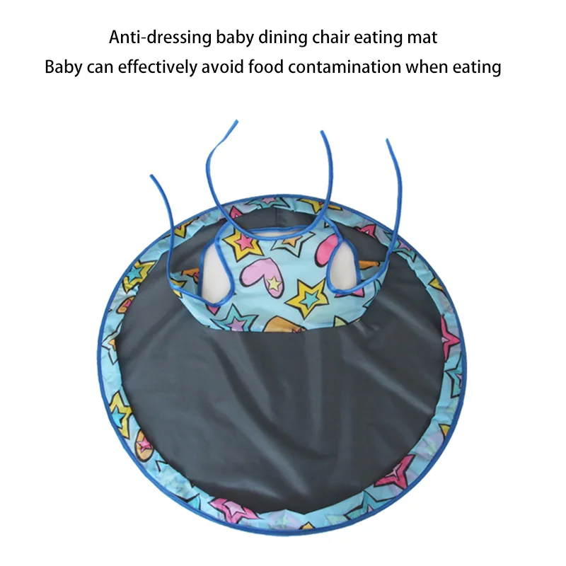 Детский коврик для стола, детское блюдце для кормления, чехол для стульчика для детей, чехол для стульчика, зародыши, предотвращает падение пищевых игрушек на пол