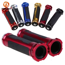 POSSBAY 1 пара мотоциклов Универсальный руль ручные ручки подходит для мотоцикла левая сторона 7/" 22 мм правая сторона 1" 25 мм руль