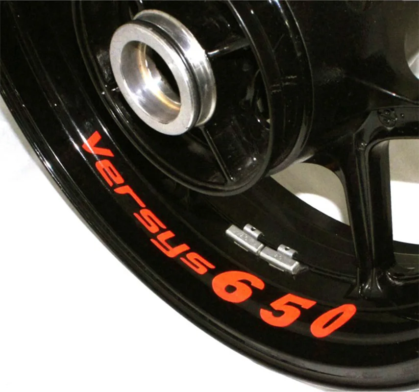

Motorcycle Wheel Sticker Decal Reflective Rim Bike Motorcycle Suitable for Kawasaki VERSYS 650 VERSYS650