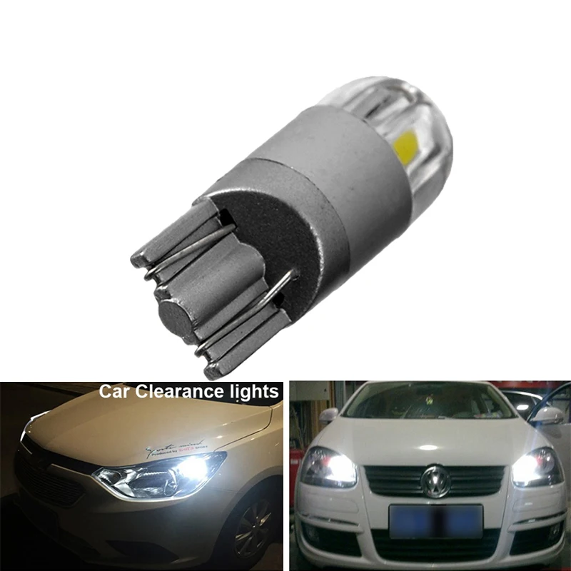 2x T10 W5W светодиодный автомобильный сигнальный фонарь супер яркий купольный