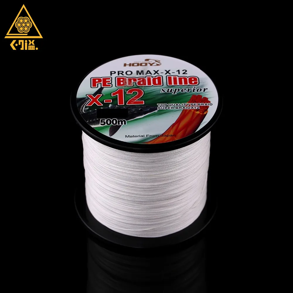 

Super Strong Multifilament PE Braided Fishing Line 500m 12 Strands PE Braided Fishing Line 70LB-225LB Sea Lake Fishing Tackle