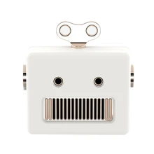 ABHU-Портативный ретро Робот Форма Bluetooth динамик мультфильм мини открытый беспроводной динамик Hifi бас Колонка громкий динамик с Micr