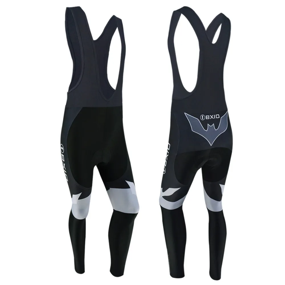 BXIO Winter Cycling Pants Pro Team Bike Jerseys Outdoor Sport Long Bibs
