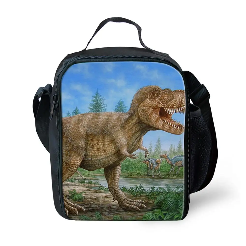 Thikin динозавр школьные сумки для детей мальчиков рюкзаки пенал для дошкольников ланчбокс для учеников Дорожная сумка на плечо для женщин Mochila