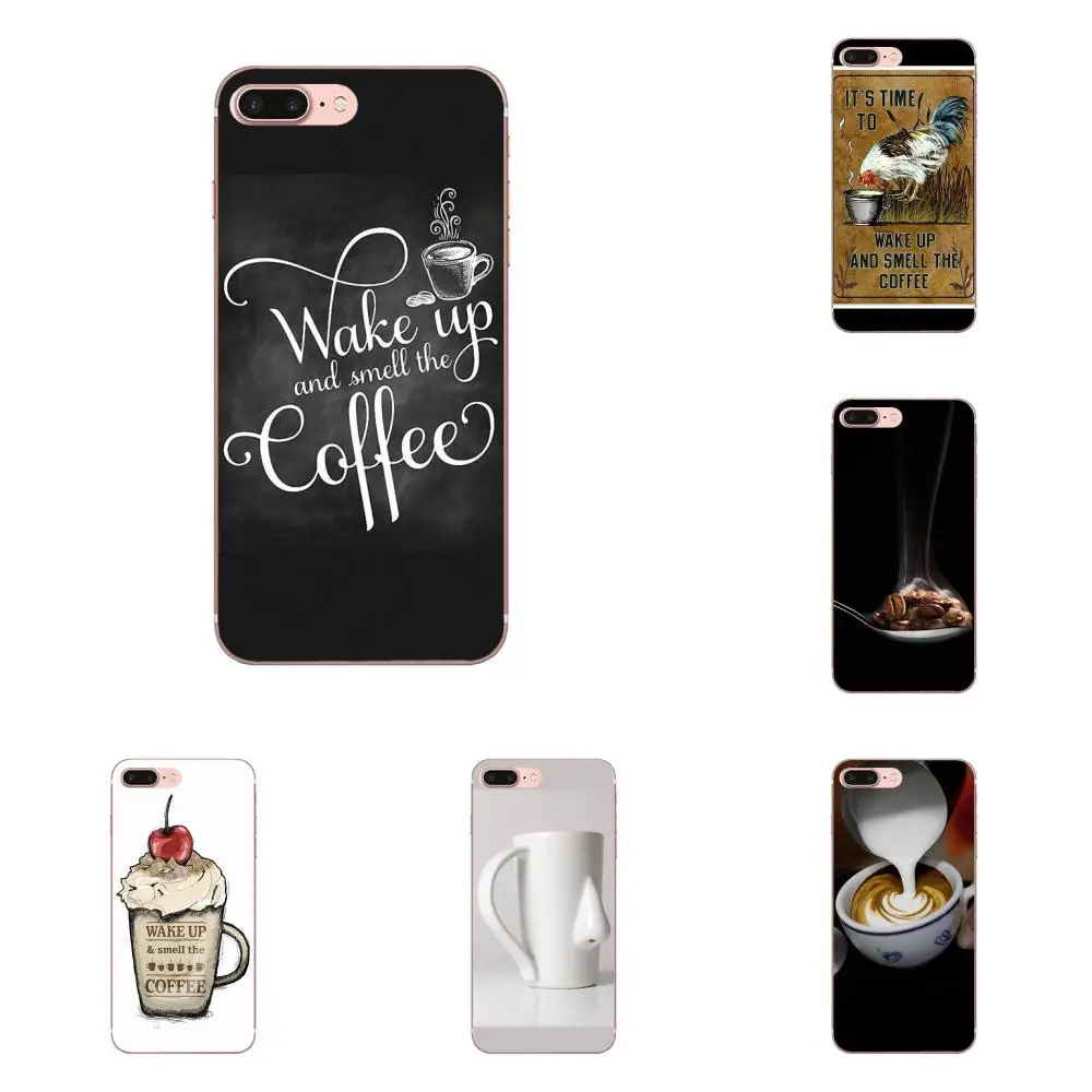 Wake Up And Smell The Coffee For LG G2 G3 G4 G5 G6 G7 K4 K7 K8 K10 K12 K40 Mini Plus Stylus ThinQ 2016 2017 2018 TPU Cases Capa