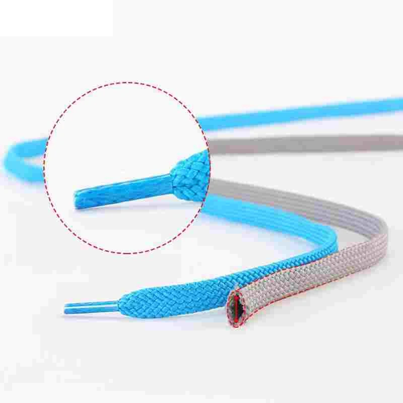 1 Pair Polyester Flat Shoe laces Double Hollow Woven Shoelaces 100CM / 120CM / 140CM / 160CM Thicken Non-slip Shoe lace