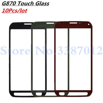 

10Pcs/lot Touch Screen Glass Replacement For Samsung Galaxy S5 Active G870A G870 Outer Front Screen Glass Lens Cover